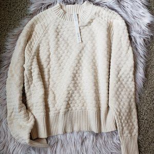 Lululemon Texture Crew Play Sweater